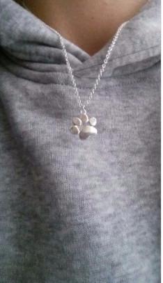 Dog Paw Print Necklace FREE + Shipping - DogCore.com