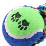Dumbbell Rope Tennis Balls - DogCore.com