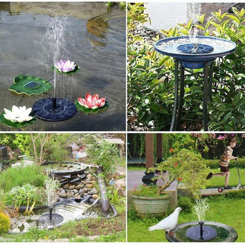SOLAR POWERED FOUNTAIN PUMP - PERFECT FOR YOUR GARDEN OR PATIO - DogCore.com