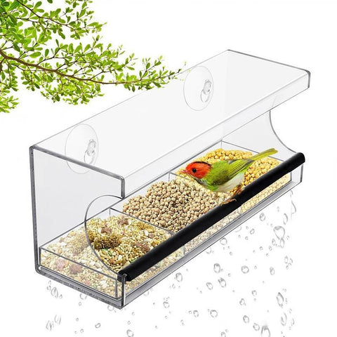Crystal Window Bird Feeder - DogCore.com