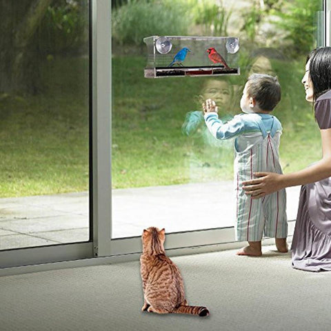 Crystal Window Bird Feeder - DogCore.com