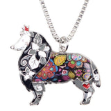 Rough Collie Dog Choker Necklace - DogCore.com