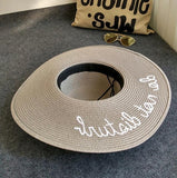 Daisy Straw Sun Hat - DogCore.com