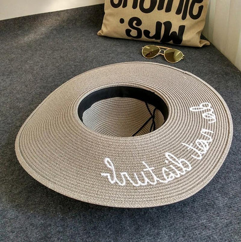 Daisy Straw Sun Hat - DogCore.com
