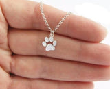 Dog Paw Print Necklace FREE + Shipping - DogCore.com