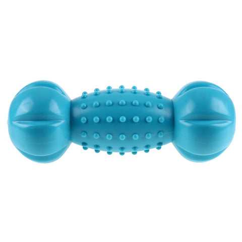 Dumbbell Squeak Chewing Toy - DogCore.com
