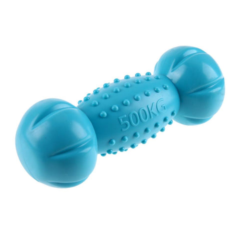 Dumbbell Squeak Chewing Toy - DogCore.com