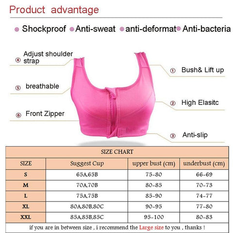 THE ABSOLUTE ZIP SPORTS BRA - FLEXIBLE COMFORT - DogCore.com