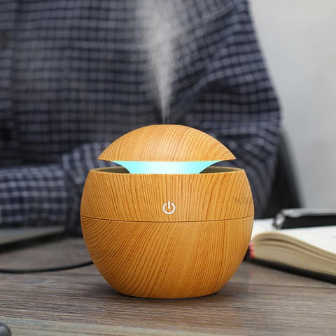 Eden Essential Oil Diffuser Ultrasonic Cool Mist Humidifier Air Purifier 7 Color LED Lights. - DogCore.com