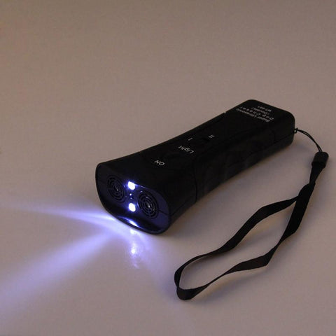 Ultrasonic DogTrainer LED Flashlight - DogCore.com