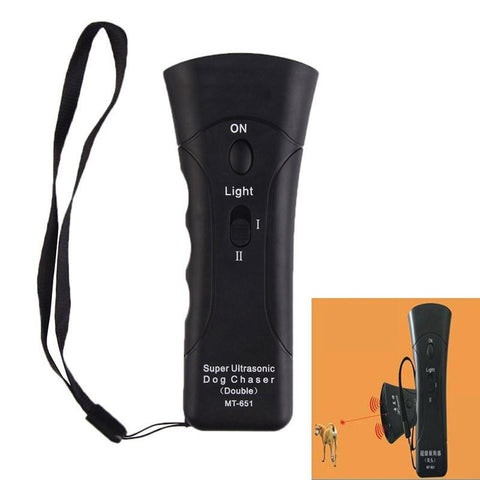Ultrasonic DogTrainer LED Flashlight - DogCore.com