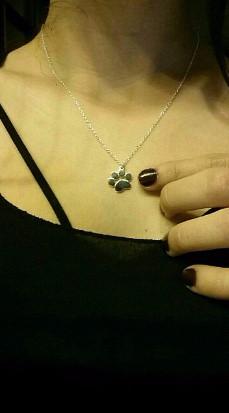 Dog Paw Print Necklace FREE + Shipping - DogCore.com