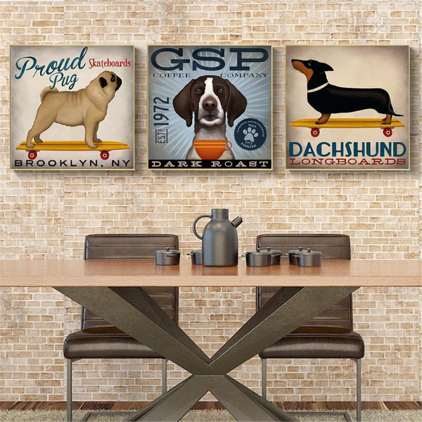 Dog Canvas Paintings - DogCore.com