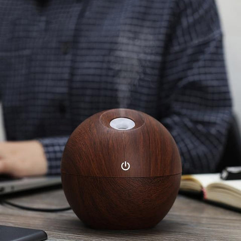 Eden Essential Oil Diffuser Ultrasonic Cool Mist Humidifier Air Purifier 7 Color LED Lights. - DogCore.com