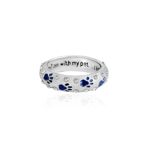 Dc Dog Ring Paw Footprints - DogCore.com