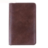 Slim Card Holder RFID Leather Wallet - DogCore.com
