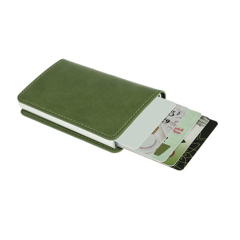 Slim Card Holder RFID Leather Wallet - DogCore.com