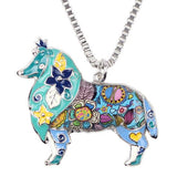 Rough Collie Dog Choker Necklace - DogCore.com
