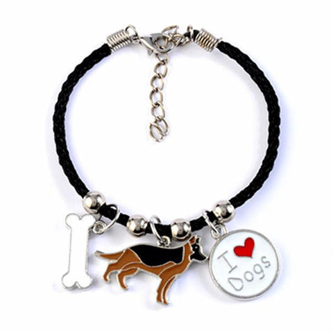 I Love My Dog Bracelet - DogCore.com