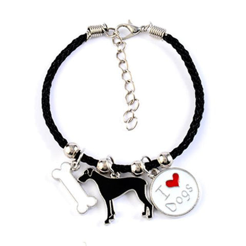 I Love My Dog Bracelet - DogCore.com