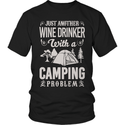 Wine Drinker With A Camping Problem - DogCore.com