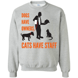 Cat Crewneck Pullover Sweatshirt - DogCore.com