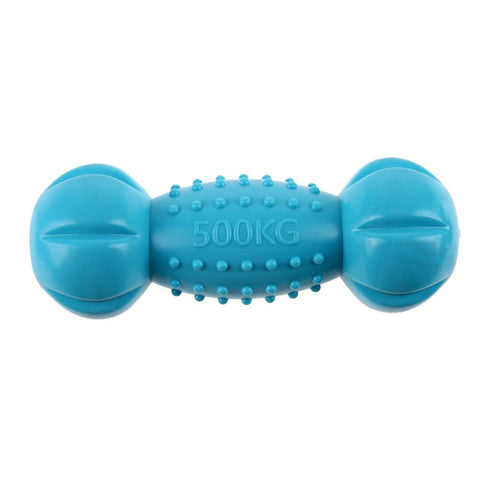 Dumbbell Squeak Chewing Toy - DogCore.com